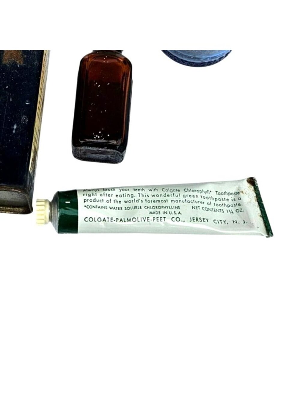 Vintage 1940s 1950s Pharmacy Collection Apothecary Lot Tins Bottles - Picture 10 of 16